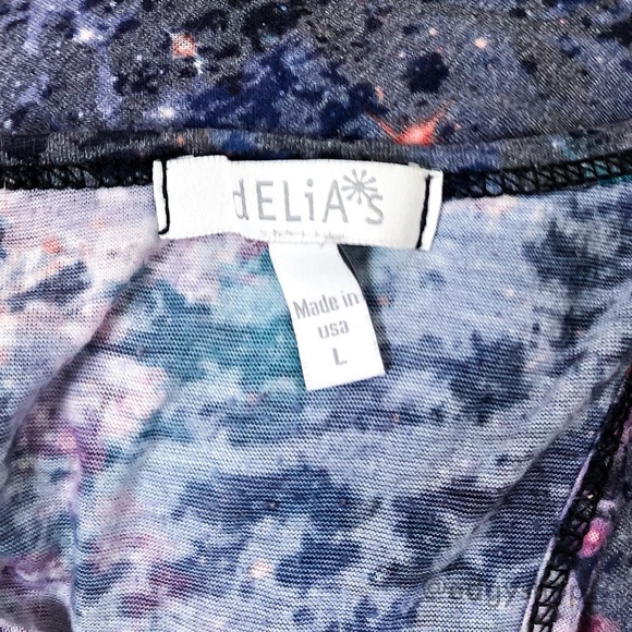 [dELiA*s] Galaxy Floral Burnout Tank Top - Picture 4 of 5